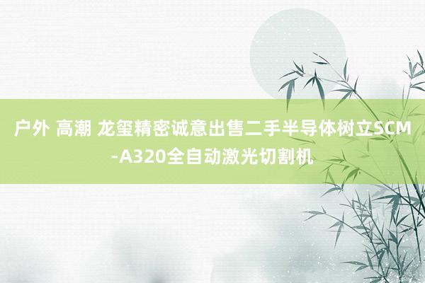 户外 高潮 龙玺精密诚意出售二手半导体树立SCM-A320全自动激光切割机