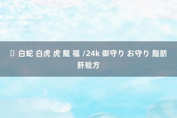 ✨白蛇 白虎 虎 龍 福 /24k 御守り お守り 脂肪肝验方